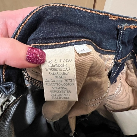 Rag & Bone Nina High Rise Ankle Skinny - Picture 4 of 5